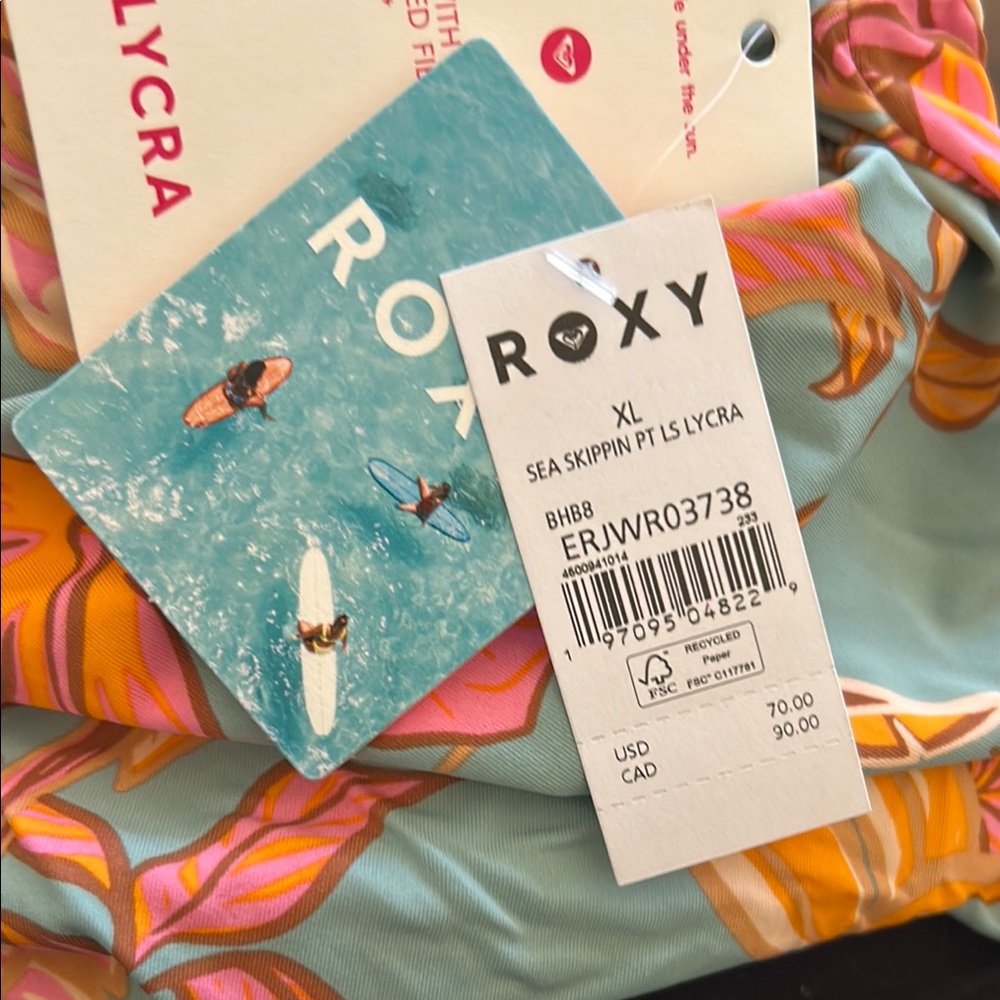 ROXY RASH GUARD💋NWT - Picture 6 of 6